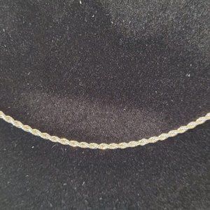 24" Rope Stainless Steel Necklace (5.70g)